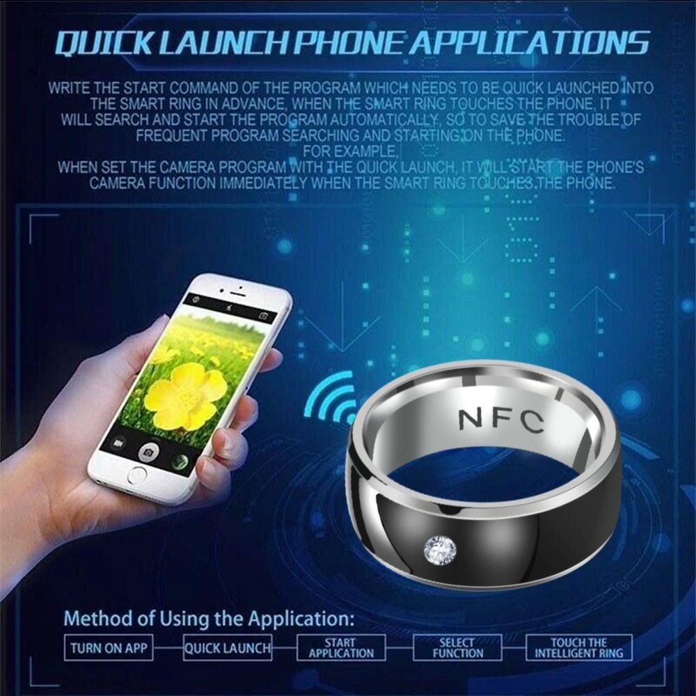NEW Technology Android Phone E - Smart Ring Nfc Pay ulasan dan harga