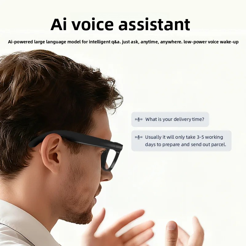 GL02 AI Smart Glasses — 13MP c - Smart Glasses Lens ulasan dan harga