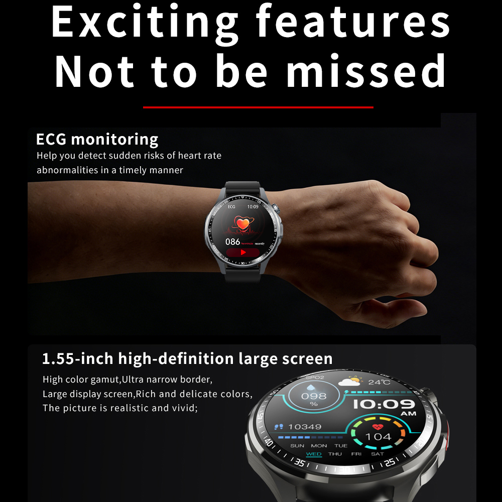SOS Alert Heart Rate Fitness S - Fall Detection Watch ulasan dan harga