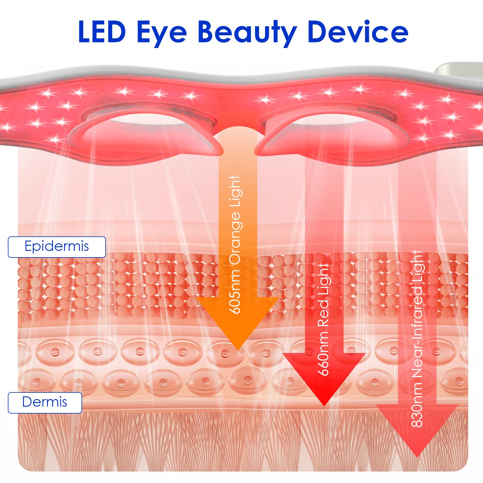 3D Red Light EMS Eye Massager  - Light Therapy Glasses ulasan dan harga